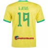Virallinen Fanipaita Brasilia G. JESUS 19 Kotipelipaita MM-Kisat 2022 - Miesten